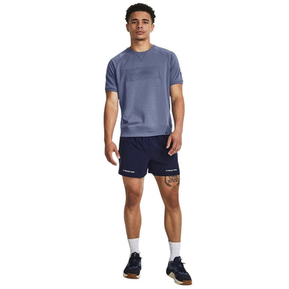 Blue - Lifestyle - Under Armour Mens Project Rock T-Shirt