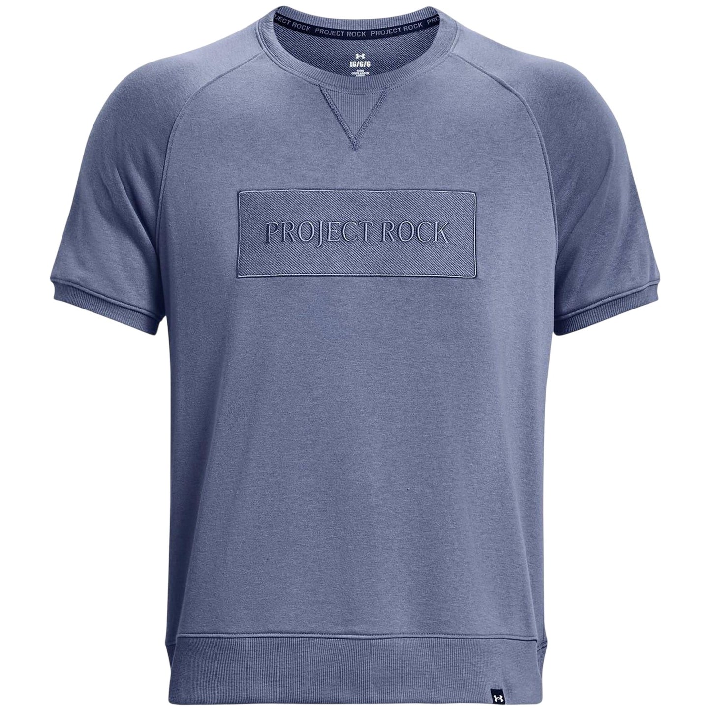 Blue - Front - Under Armour Mens Project Rock T-Shirt