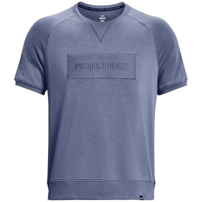 Blue - Front - Under Armour Mens Project Rock T-Shirt