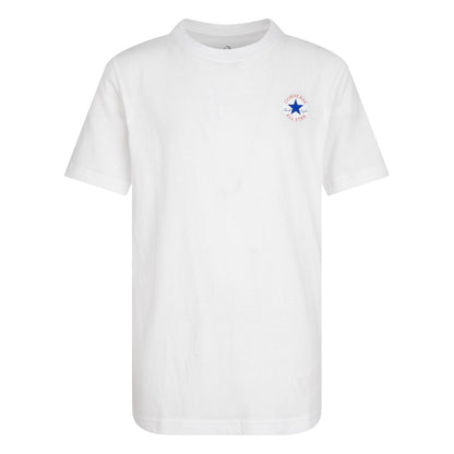 White - Front - Converse Childrens-Kids All Star Logo T-Shirt