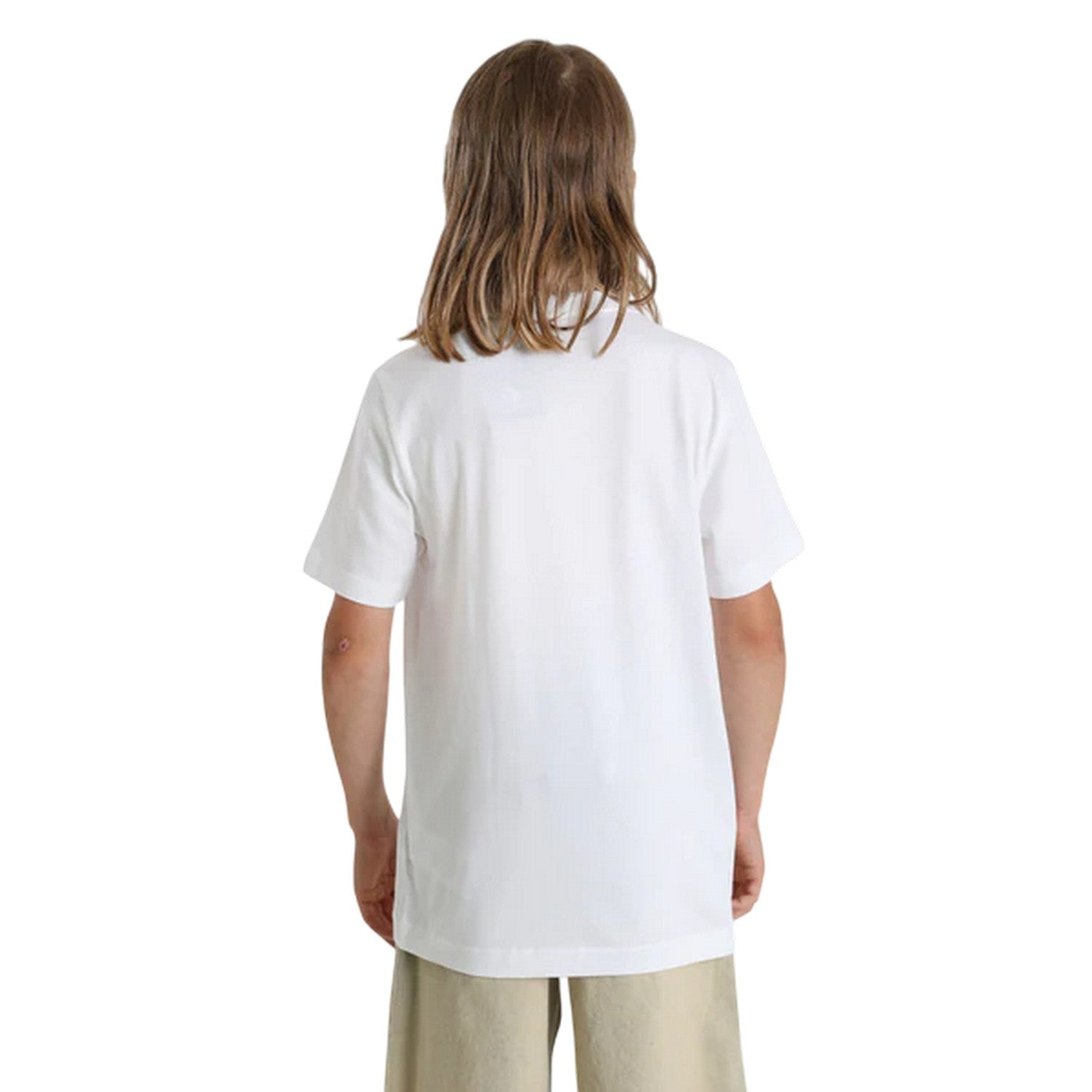 White - Back - Converse Childrens-Kids All Star Logo T-Shirt