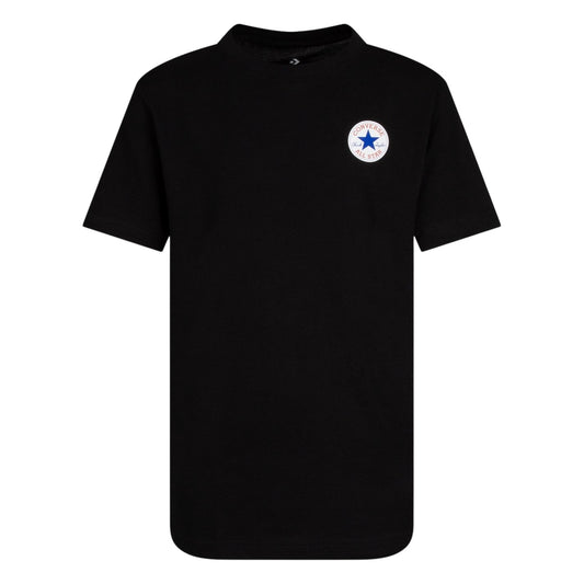 Black - Front - Converse Childrens-Kids All Star Logo T-Shirt
