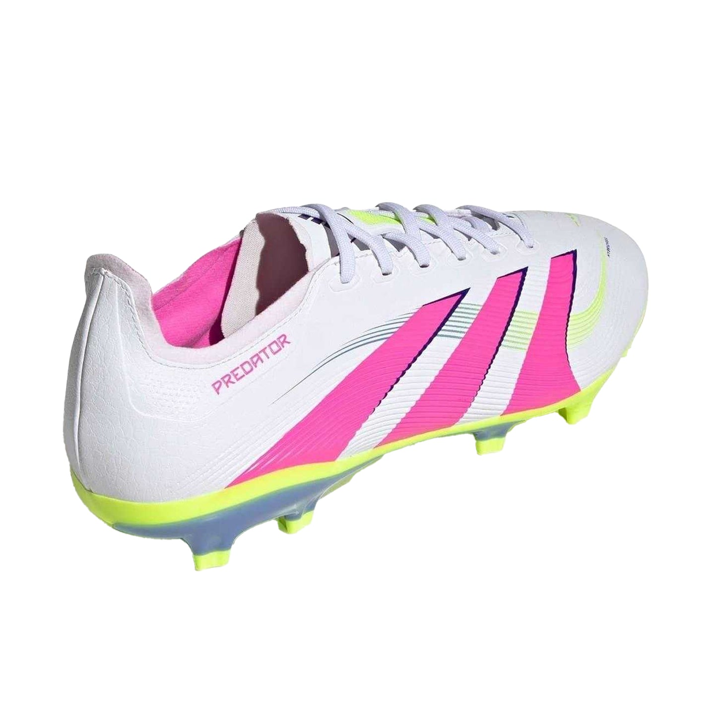 White-Pink-Lemon - Back - Predator Mens Firm Ground Football Boots
