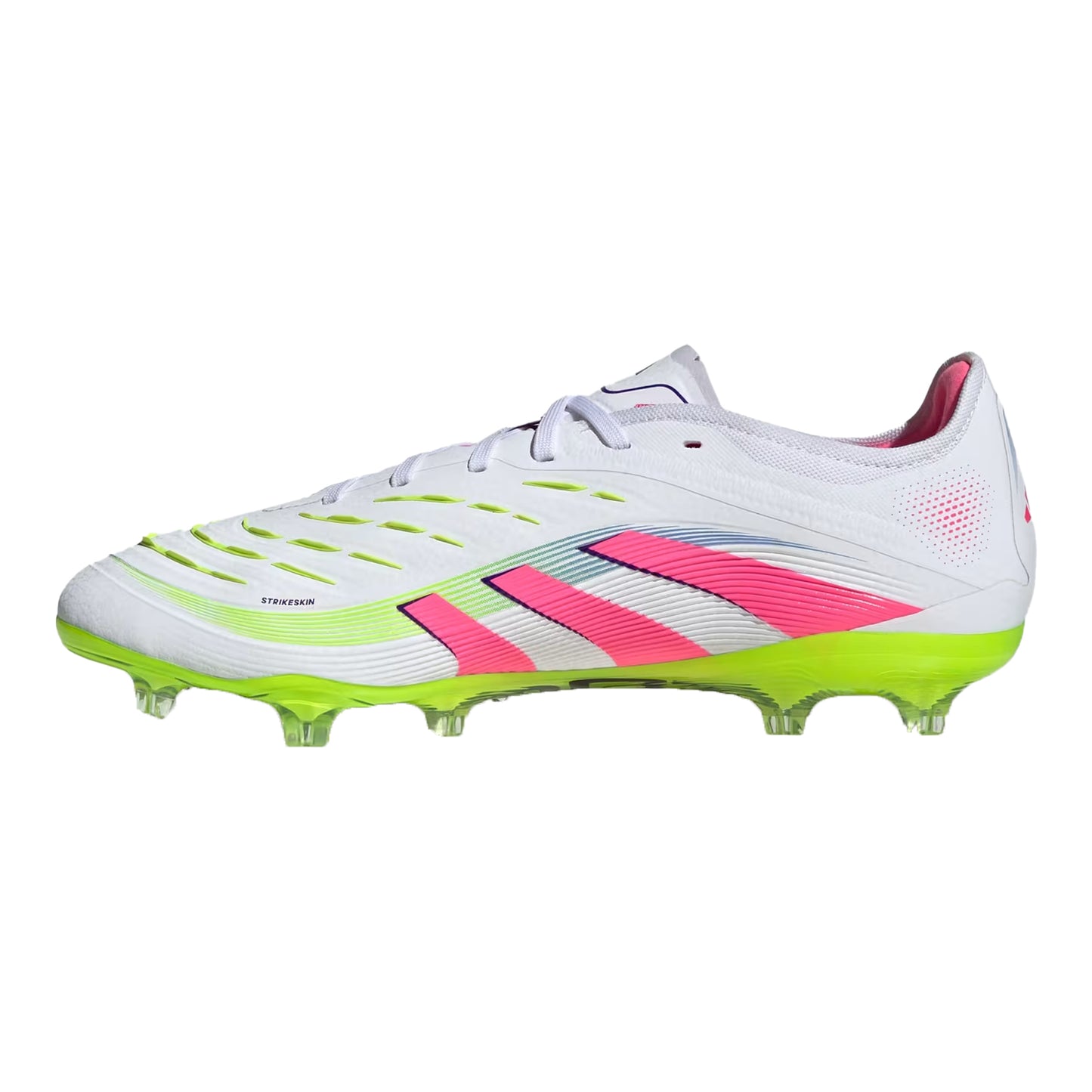 White-Pink-Lemon - Side - Predator Mens Firm Ground Football Boots