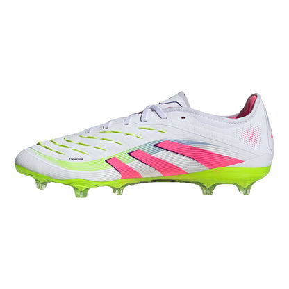 White-Pink-Lemon - Side - Predator Mens Firm Ground Football Boots