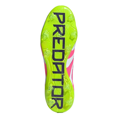 White-Pink-Lemon - Pack Shot - Predator Mens Firm Ground Football Boots