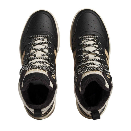 Core Black - Lifestyle - Adidas Mens Hoops 3.0 Mid Winterized Basketball Shoes