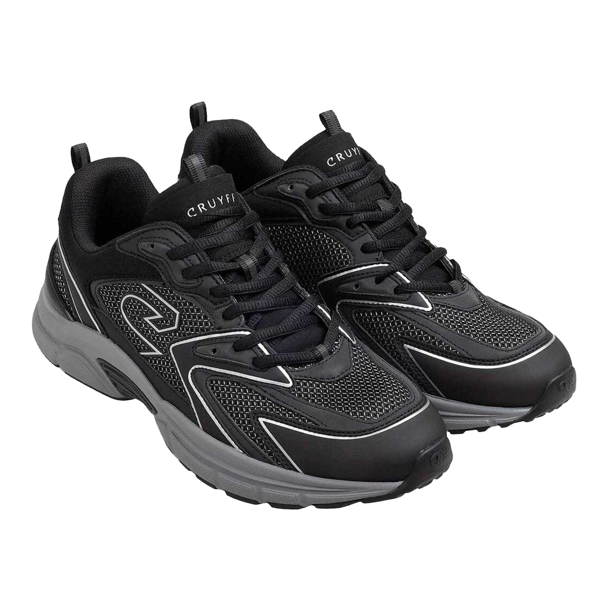 Black-Grey - Lifestyle - Cruyff Mens Scorpius Trainers
