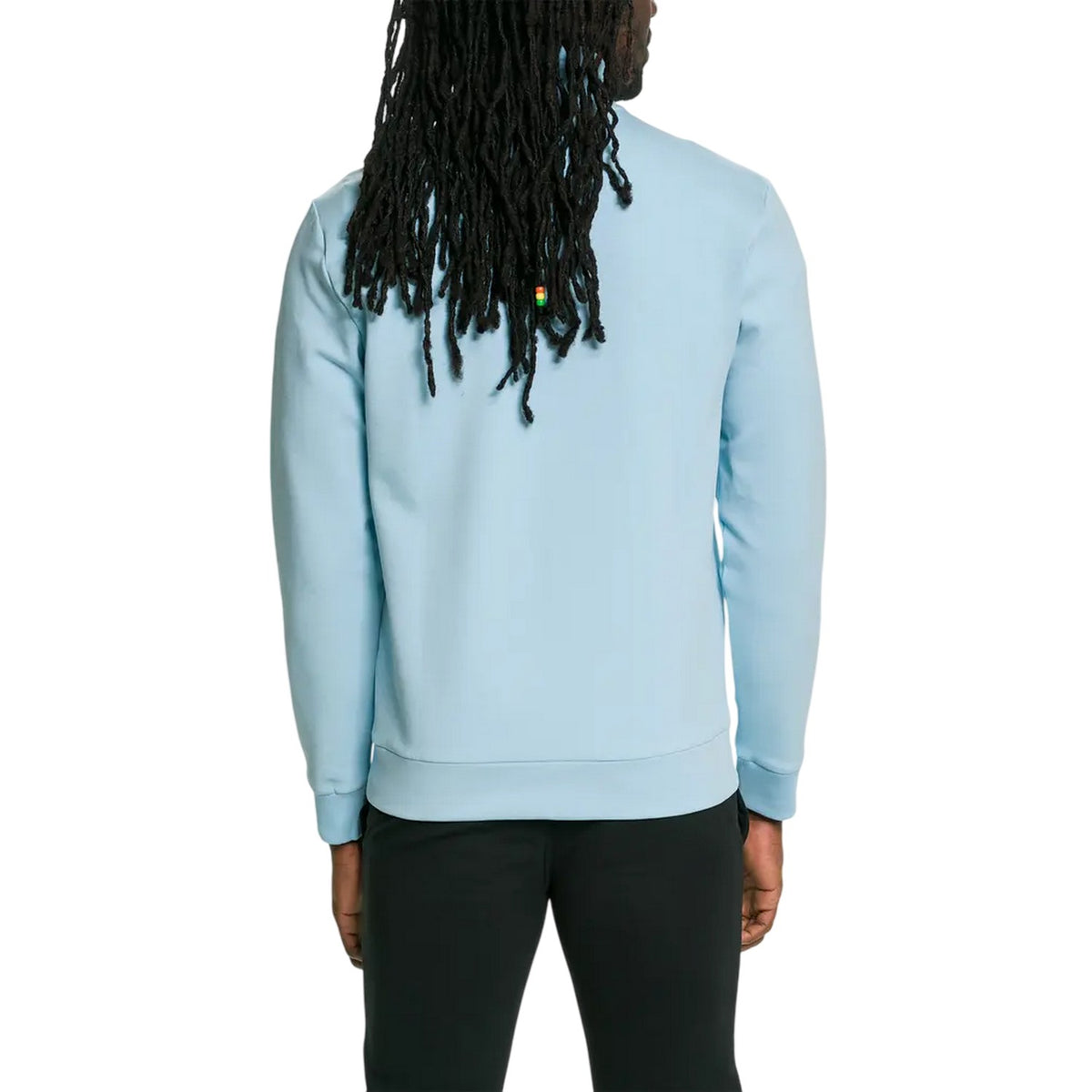 Pastel Blue - Back - Boss Mens Skaz Logo Regular Sweatshirt