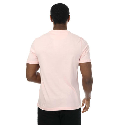Rose - Back - Farah Mens Eddie Crew Neck T-Shirt