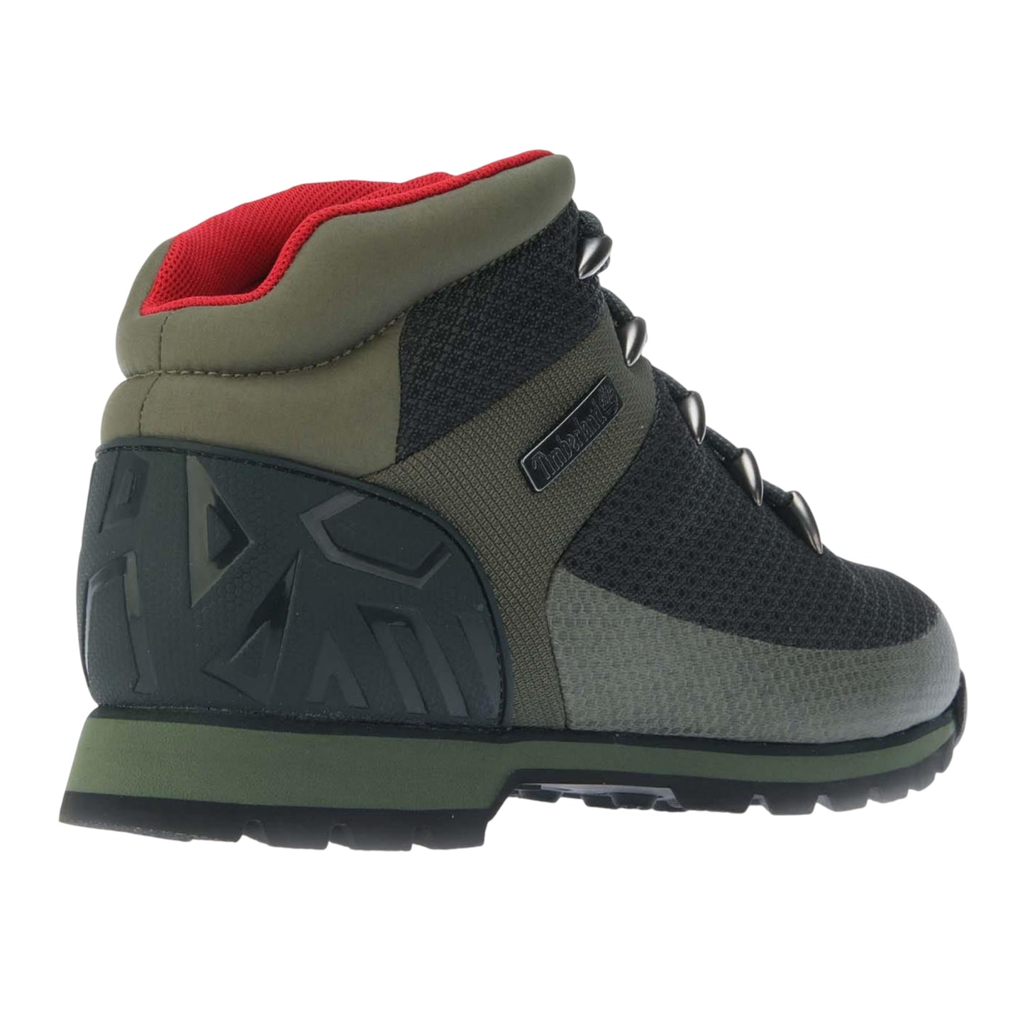 Green - Lifestyle - Timberland Mens Euro Sprint Leather Mid Cut Waterproof Hiking Boots