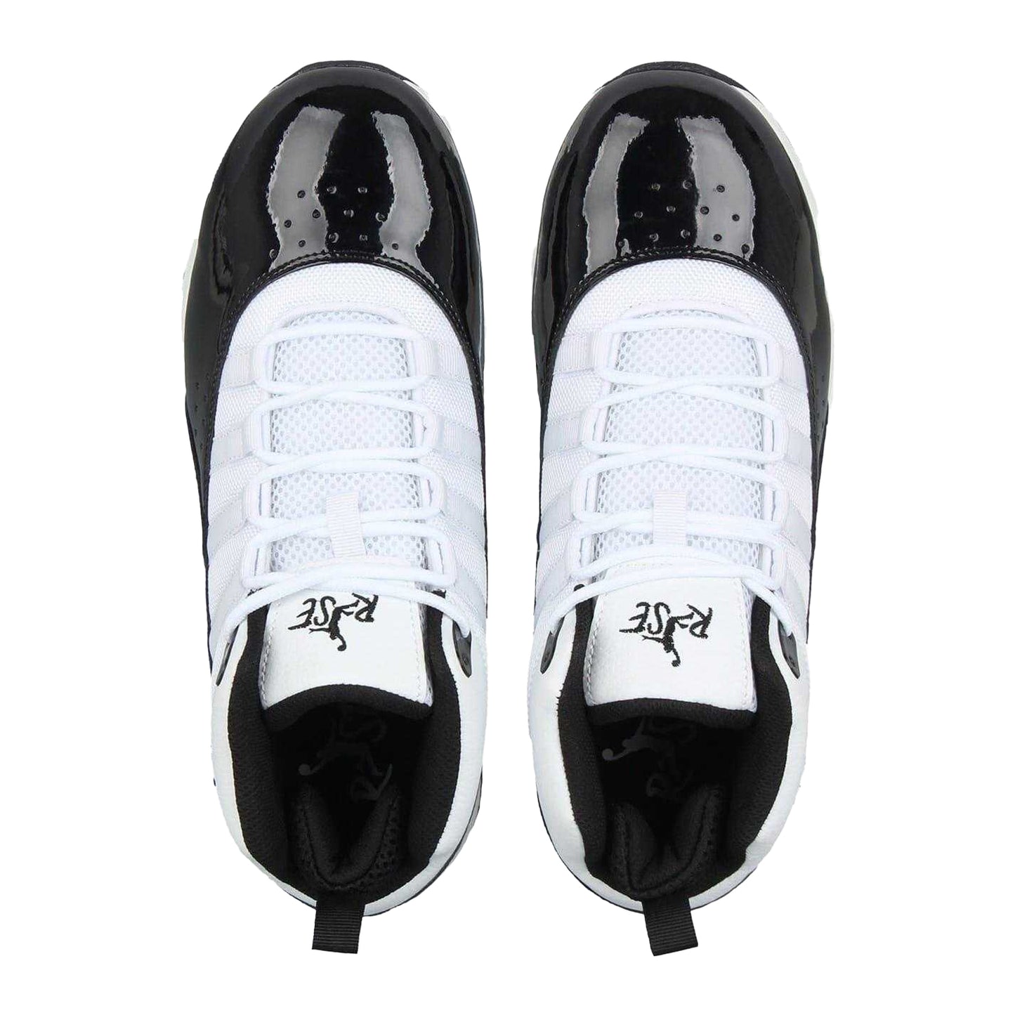 White-Black - Lifestyle - Rise Mens Shuttle Basketball Shoes