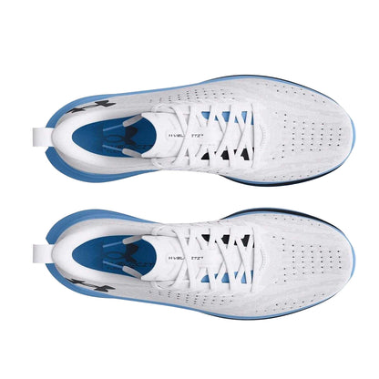 White - Side - Under Armour Womens-Ladies Velociti 4 Shoes