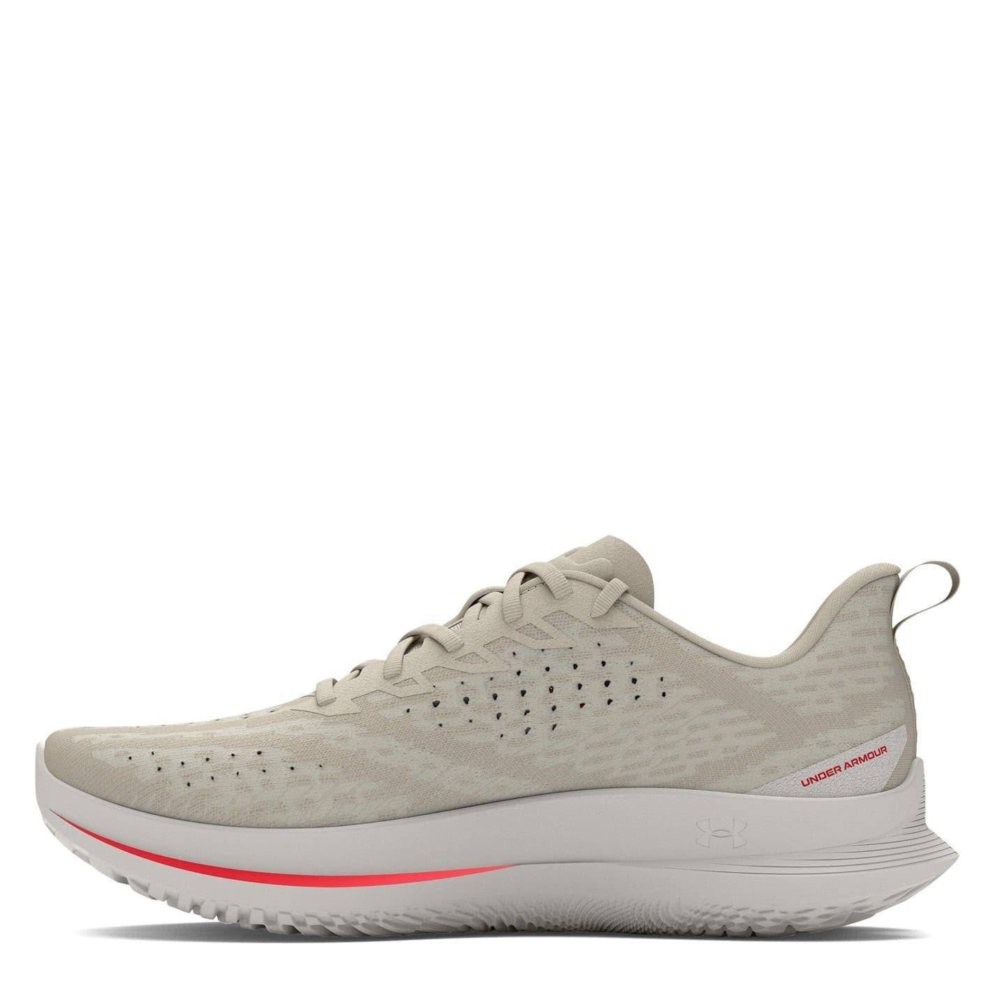 Grey - Back - Under Armour Womens-Ladies Velociti 4 Shoes