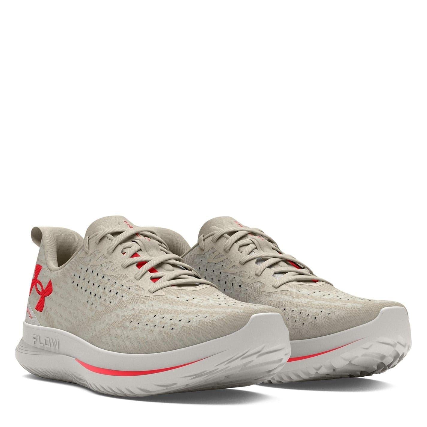 Grey - Pack Shot - Under Armour Womens-Ladies Velociti 4 Shoes