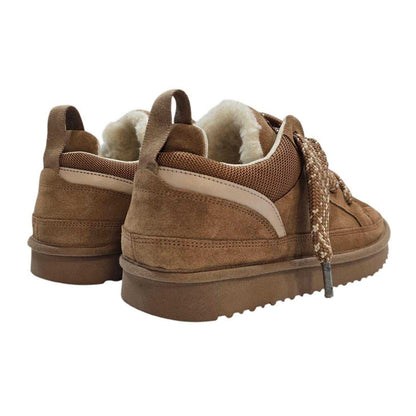 Tan - Back - Jack Wills Womens-Ladies Snug Suede Trainers
