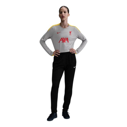 Grey - Pack Shot - Nike Womens-Ladies Strike 2024-2025 Liverpool FC Drill Top