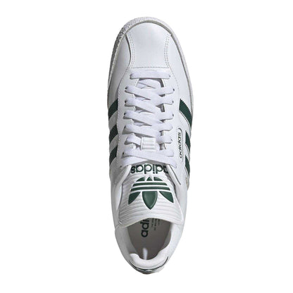White-Green - Lifestyle - Adidas Childrens-Kids Samba Super Leather Trainers