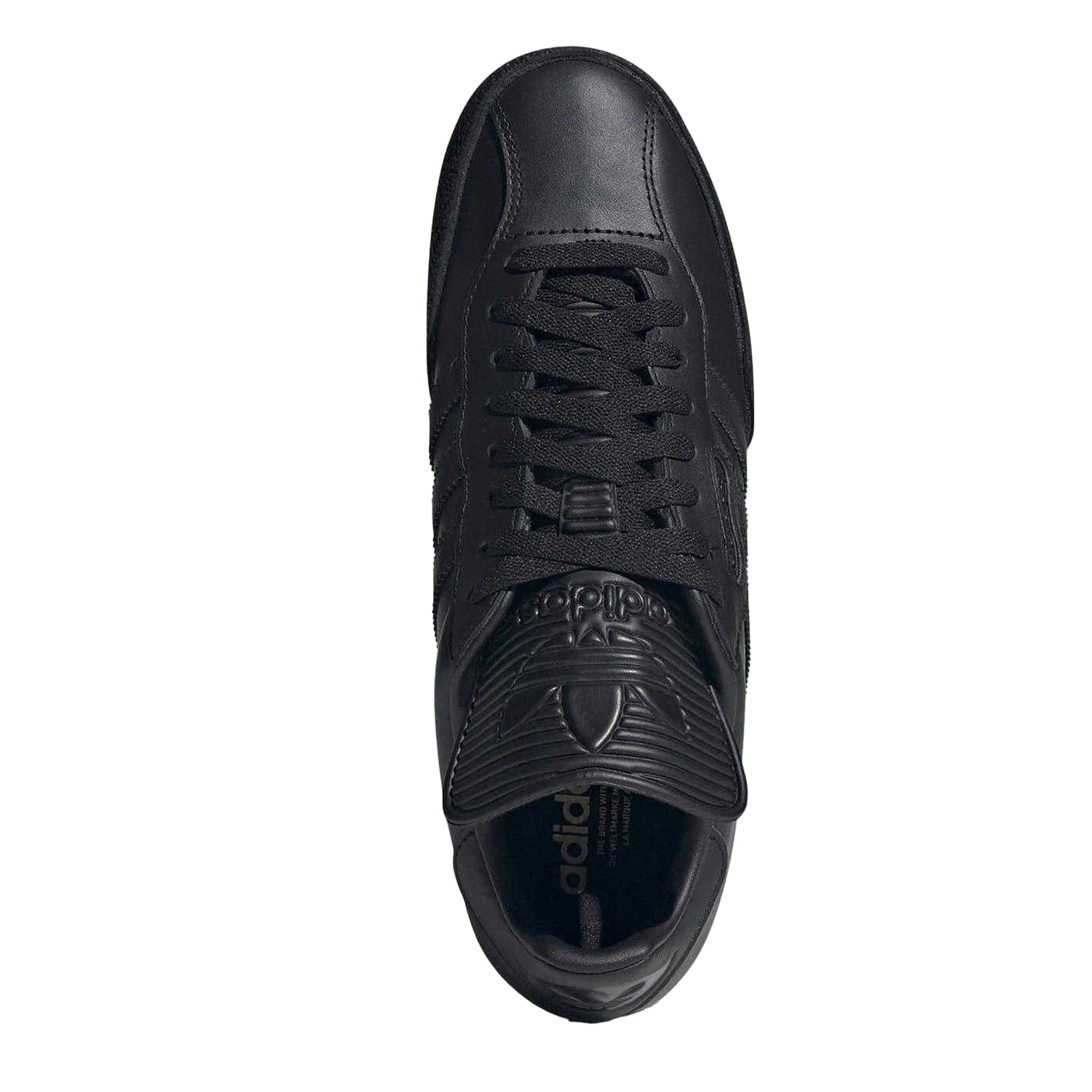 Black-Gold - Lifestyle - Adidas Childrens-Kids Samba Super Leather Trainers