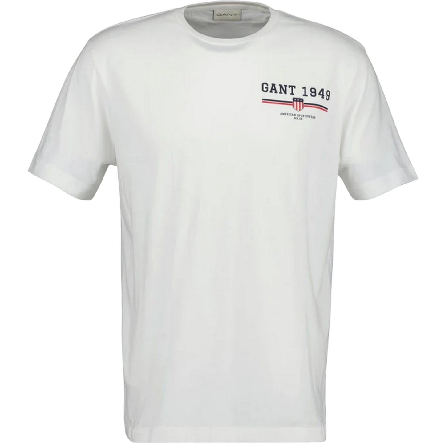 Eggshell - Front - Gant Mens 1949 Graphic Regular T-Shirt