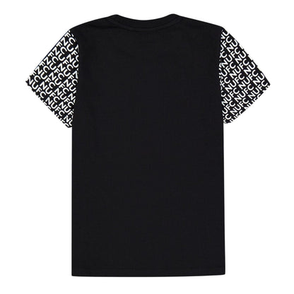Black - Back - Source Lab Childrens-Kids Newcastle United FC Sleeve Detail T-Shirt