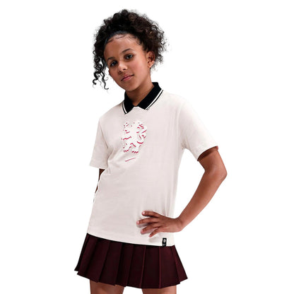 Off White - Front - Nike Childrens-Kids Lion Chelsea FC T-Shirt