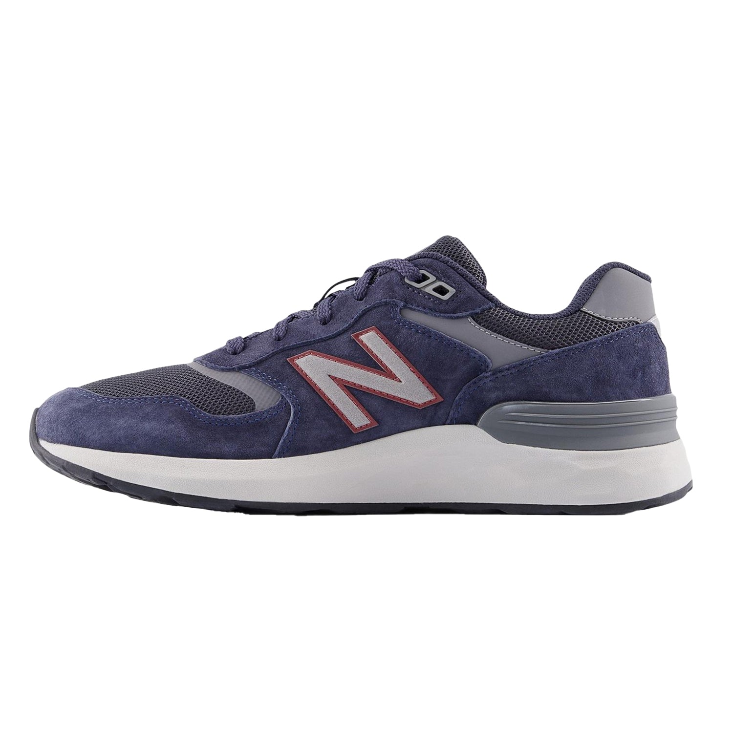Eclipse Grey - Back - New Balance Mens 880 v7 Trainers