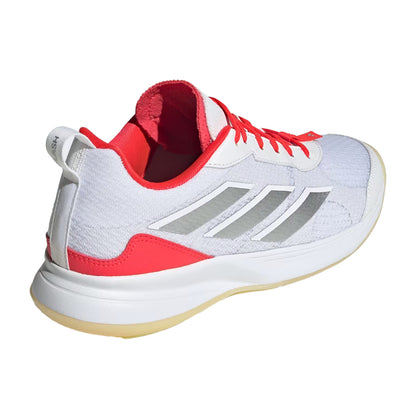 White-Silver Melange - Back - Adidas Womens-Ladies Avaflash 3 Stripes Trainers