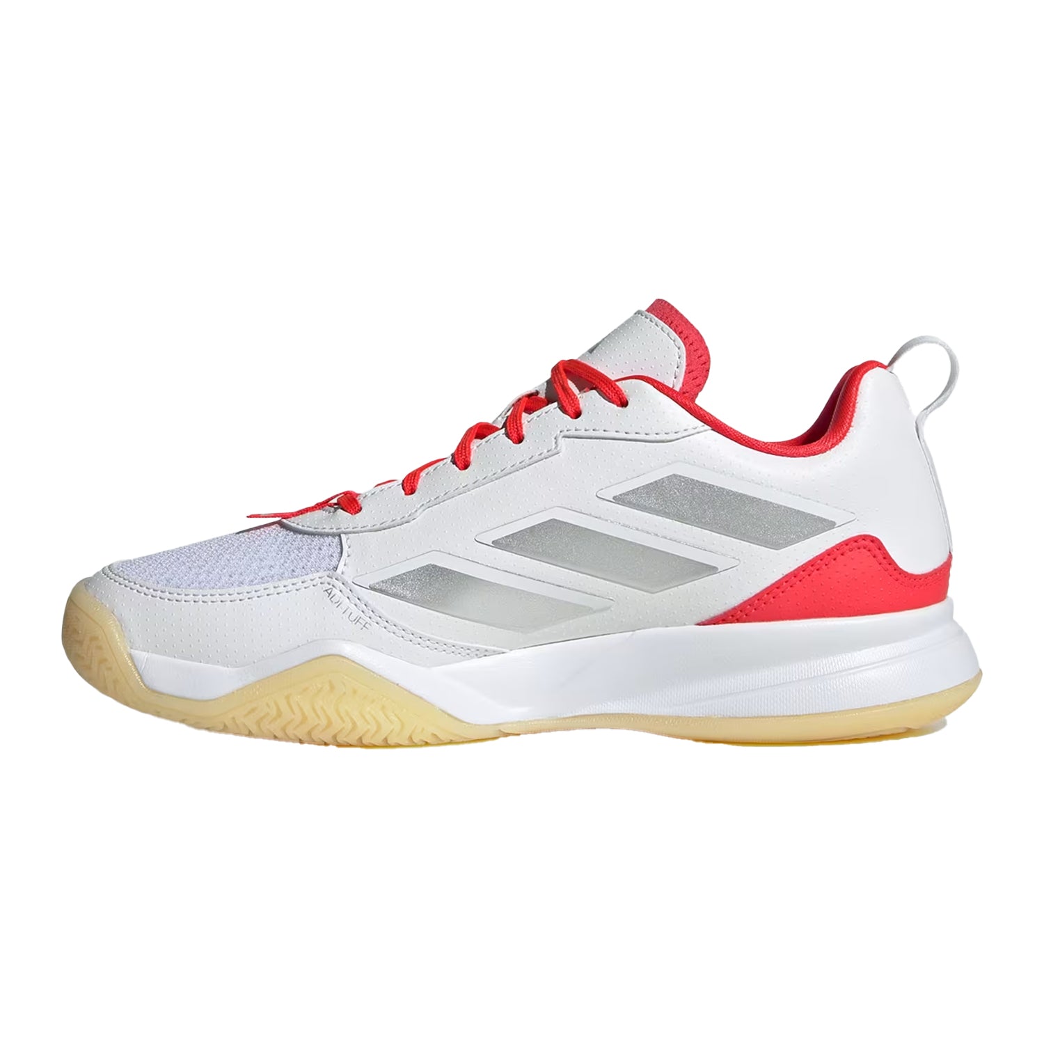 White-Silver Melange - Side - Adidas Womens-Ladies Avaflash 3 Stripes Trainers