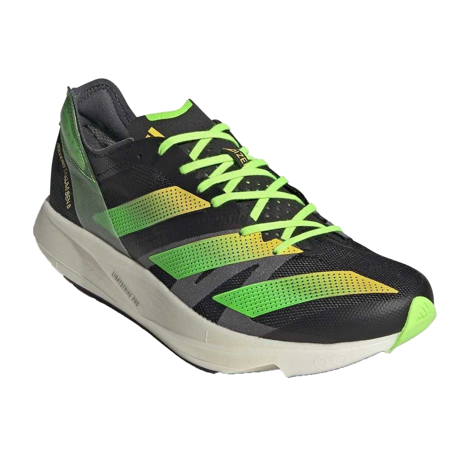 Black - Pack Shot - Adidas Mens Adizero Adiz Tkmi 8 Trainers