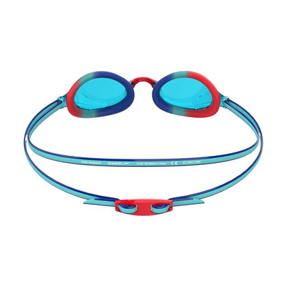 Blue-Red - Back - Speedo Childrens-Kids Vengeance Swimming Goggles