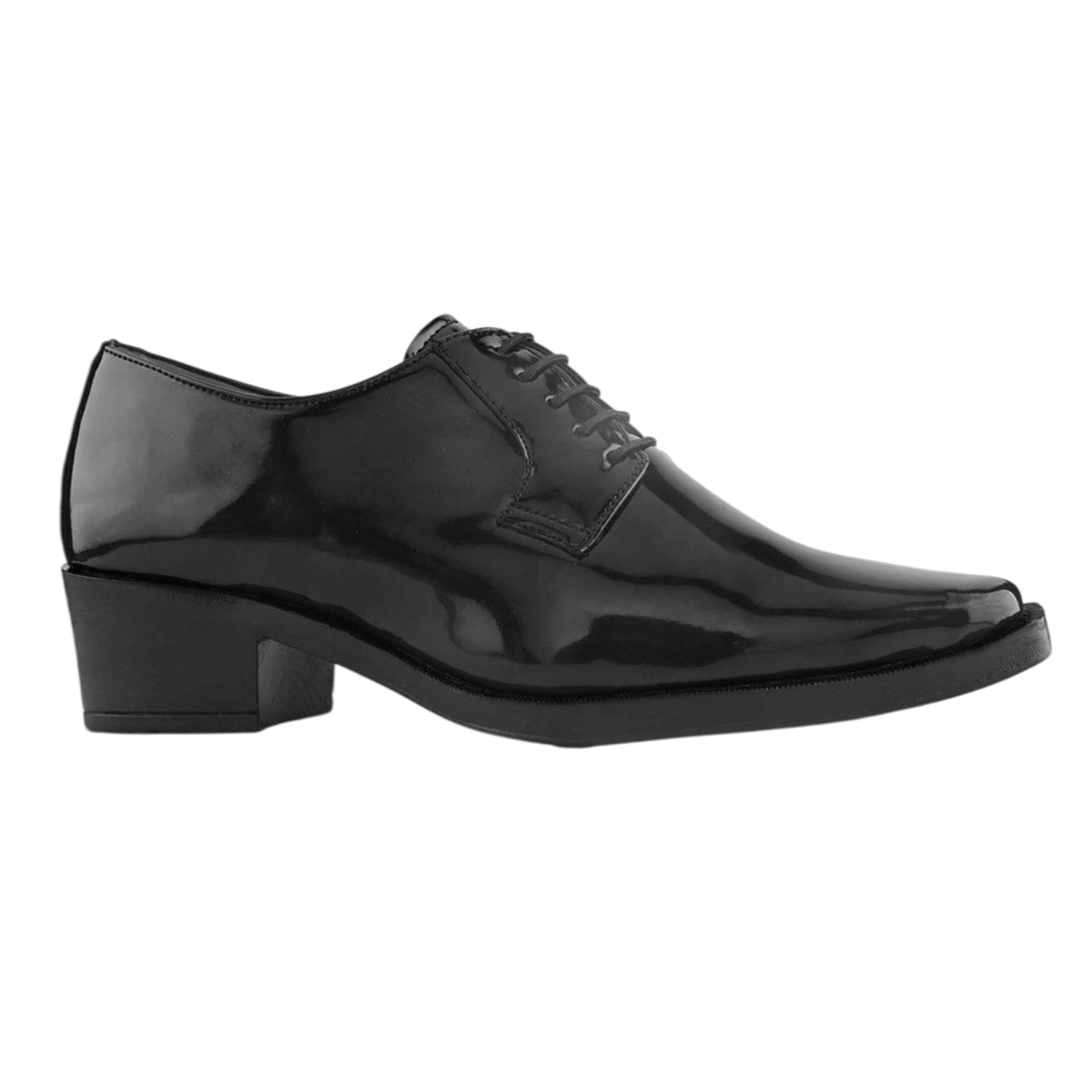 Black Patent - Side - Where´s That From Mens Patent Leather Oxford Shoes