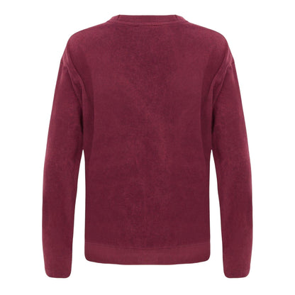 Burgundy - Back - I Saw It First Womens-Ladies Side Stripe Sweatshirt