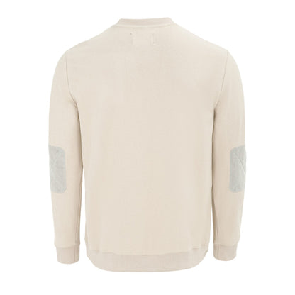 Beige - Back - Howick Mens Logo Sweatshirt