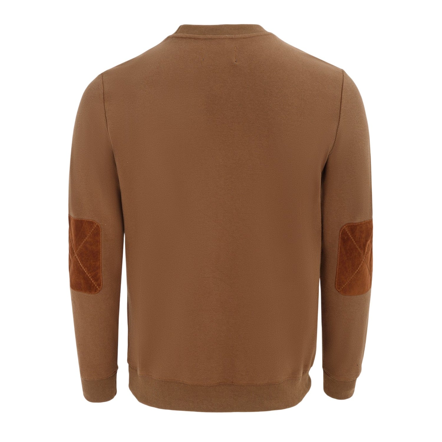 Brown - Back - Howick Mens Logo Sweatshirt