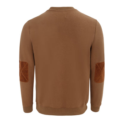 Brown - Back - Howick Mens Logo Sweatshirt