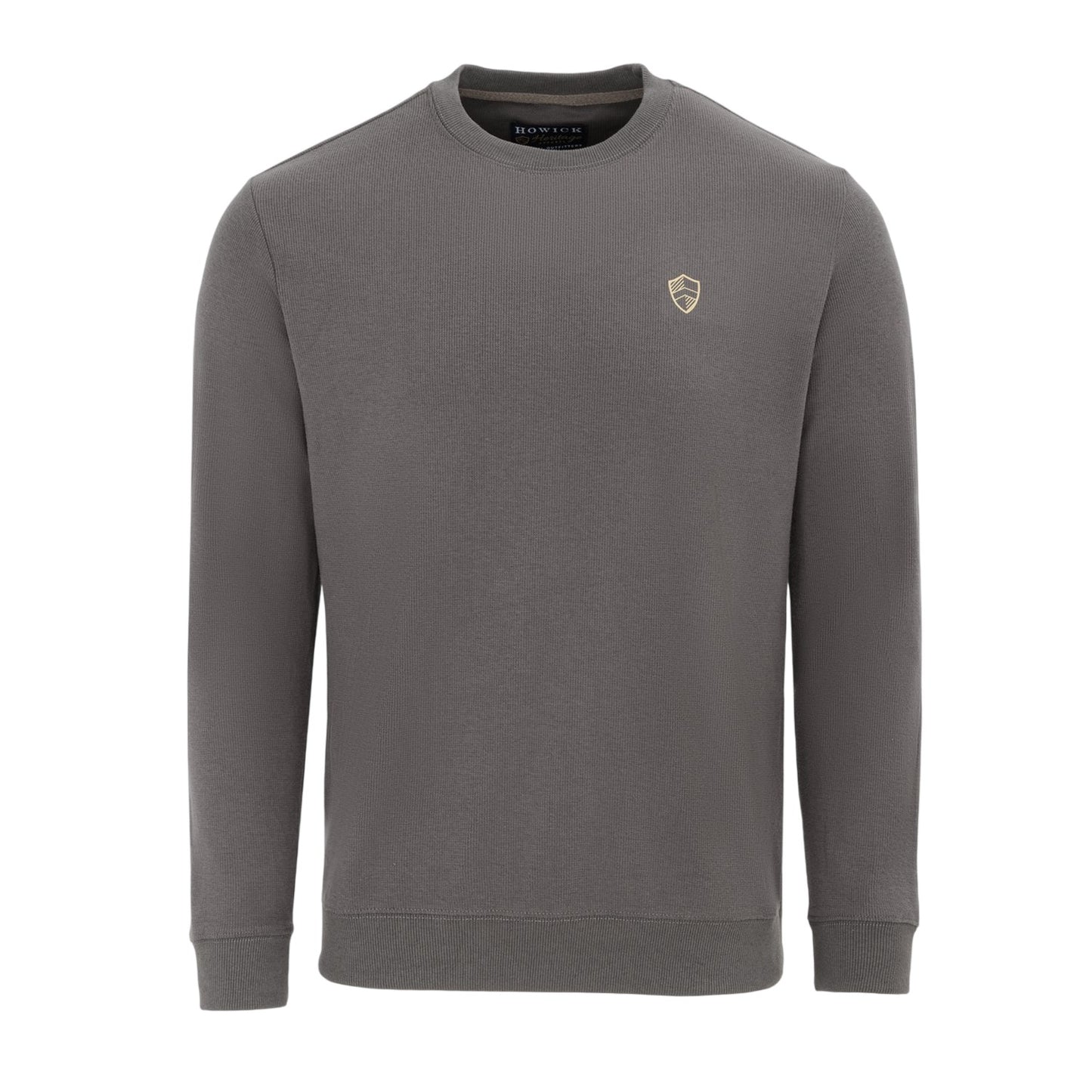 Charcoal - Front - Howick Mens Logo Sweatshirt