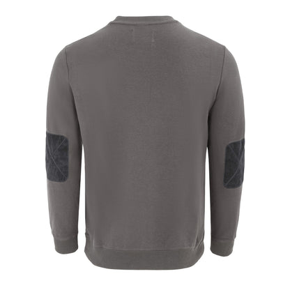 Charcoal - Back - Howick Mens Logo Sweatshirt