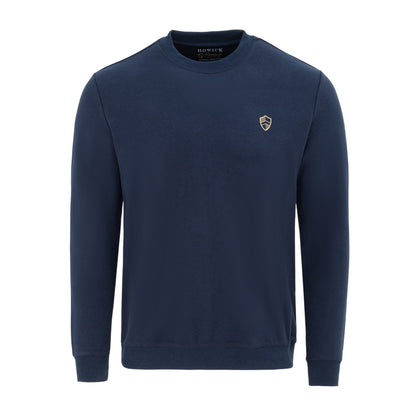 Dark Blue - Front - Howick Mens Logo Sweatshirt