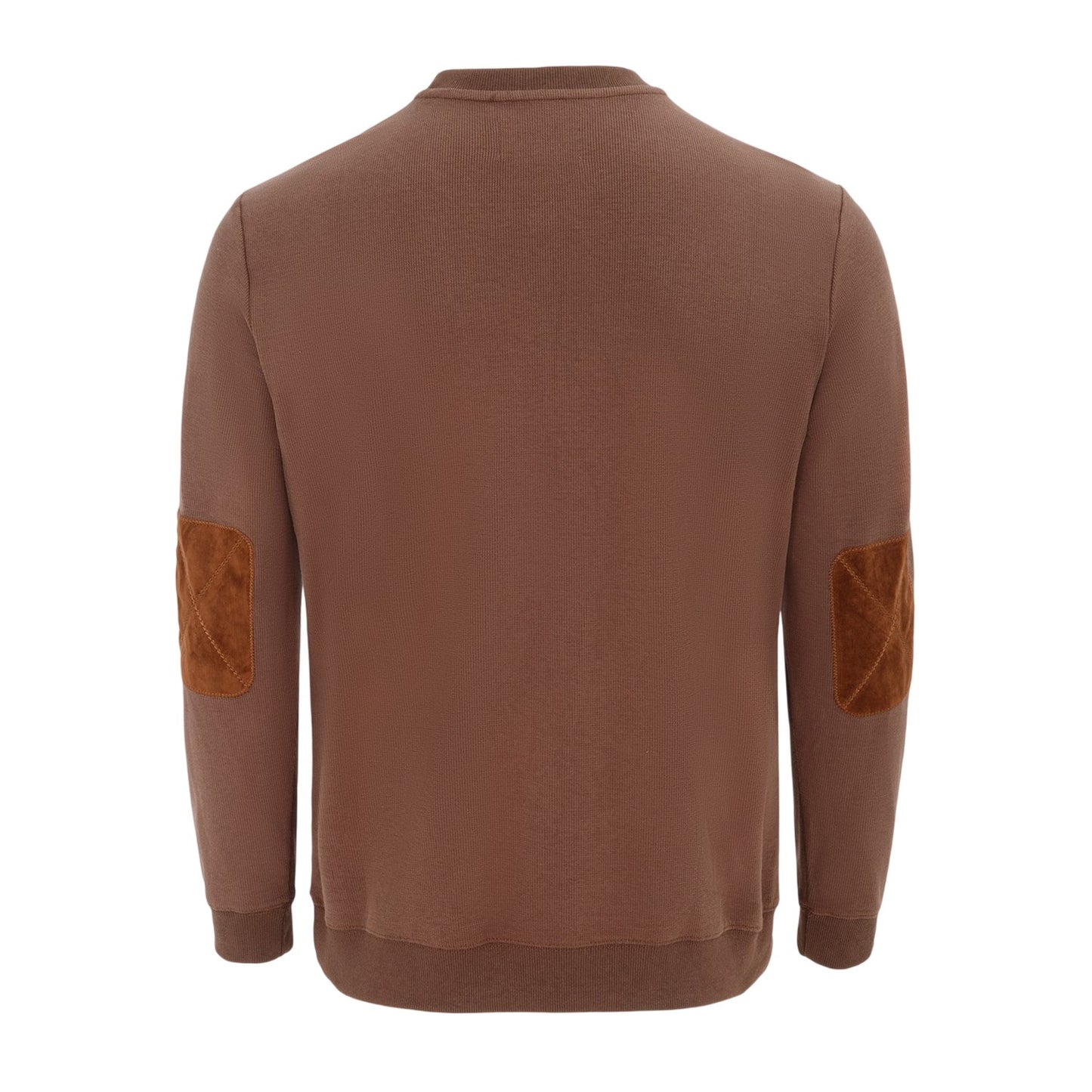 Dark Brown - Back - Howick Mens Logo Sweatshirt