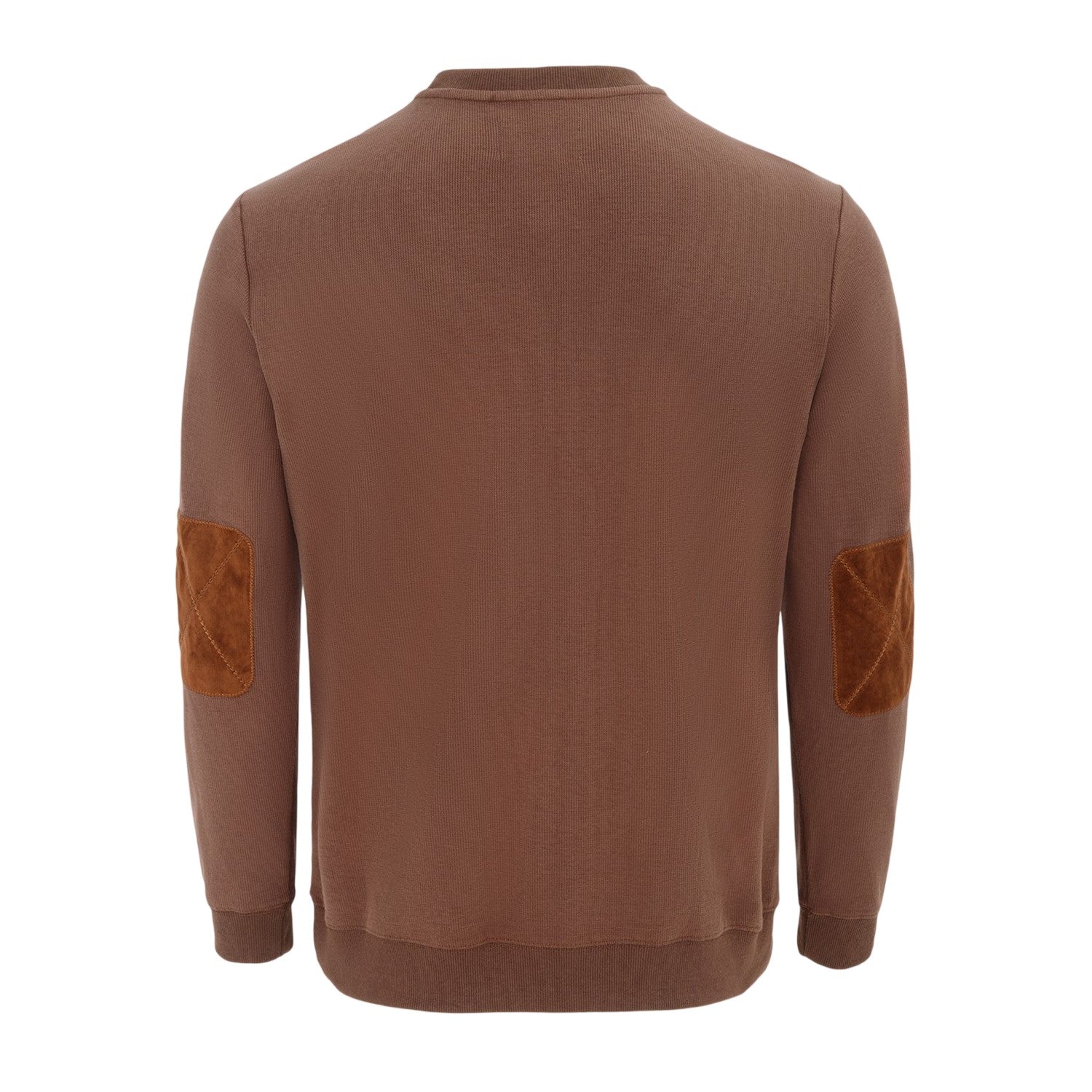 Dark Brown - Back - Howick Mens Logo Sweatshirt