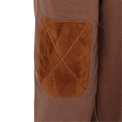 Dark Brown - Side - Howick Mens Logo Sweatshirt
