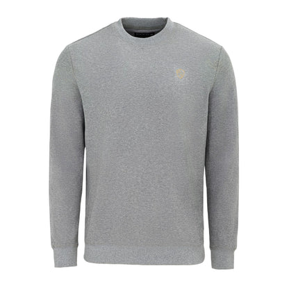 Dark Grey Marl - Front - Howick Mens Logo Sweatshirt