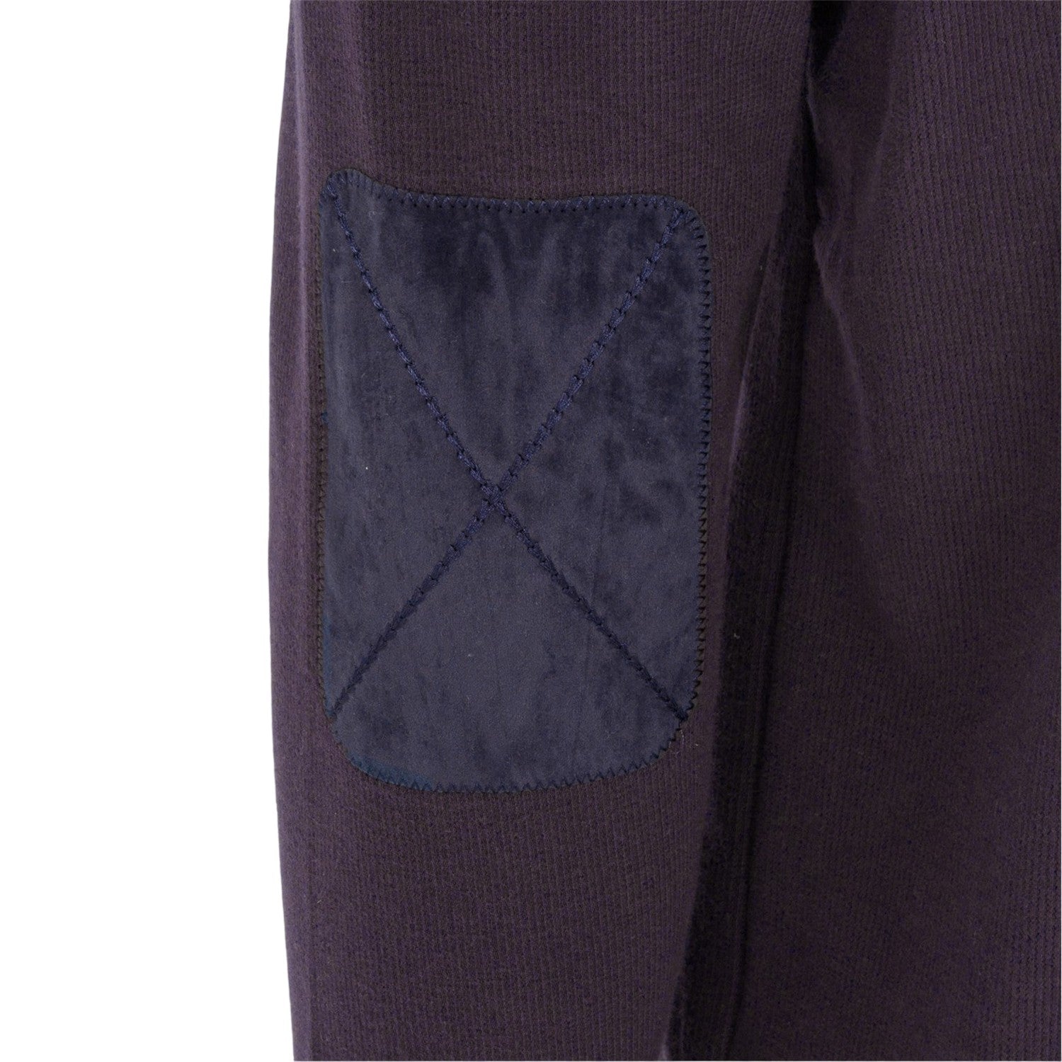 Dark Purple - Side - Howick Mens Logo Sweatshirt