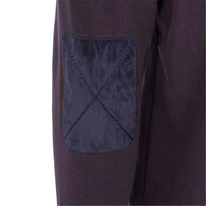 Dark Purple - Side - Howick Mens Logo Sweatshirt