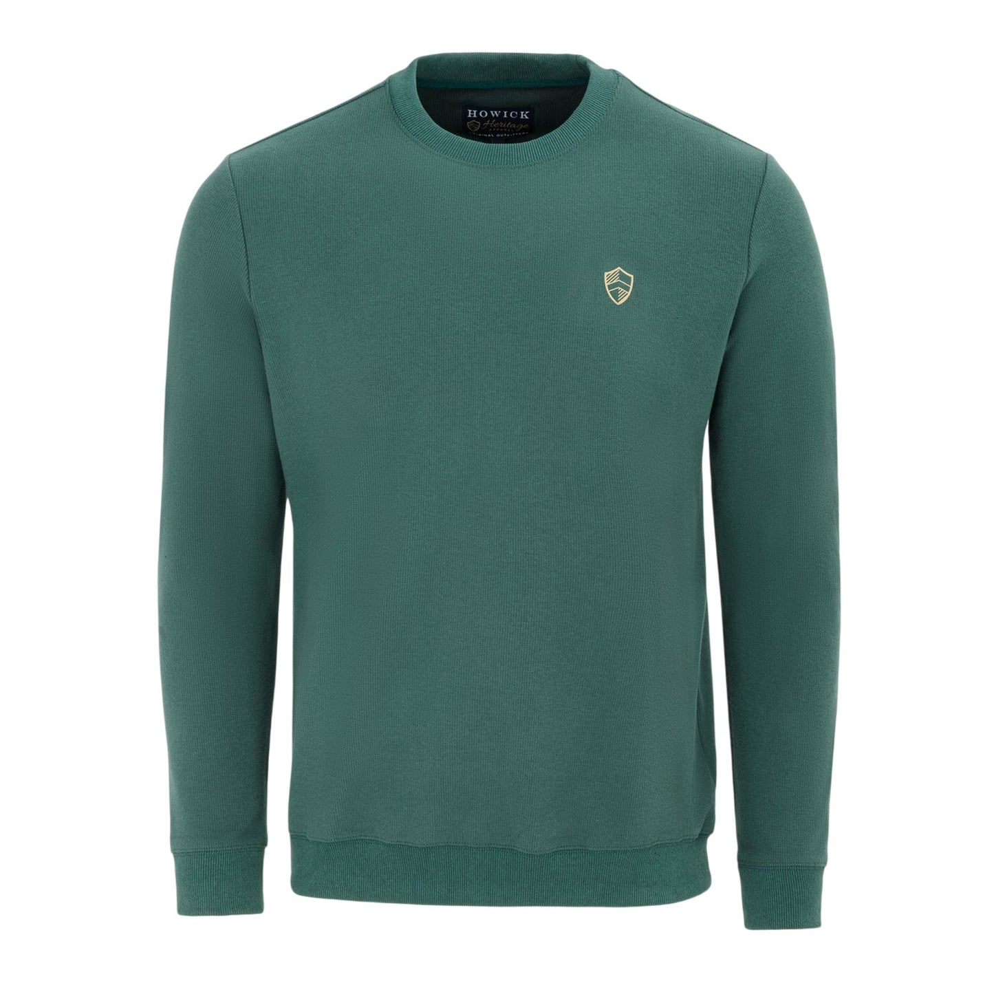 Green - Front - Howick Mens Logo Sweatshirt