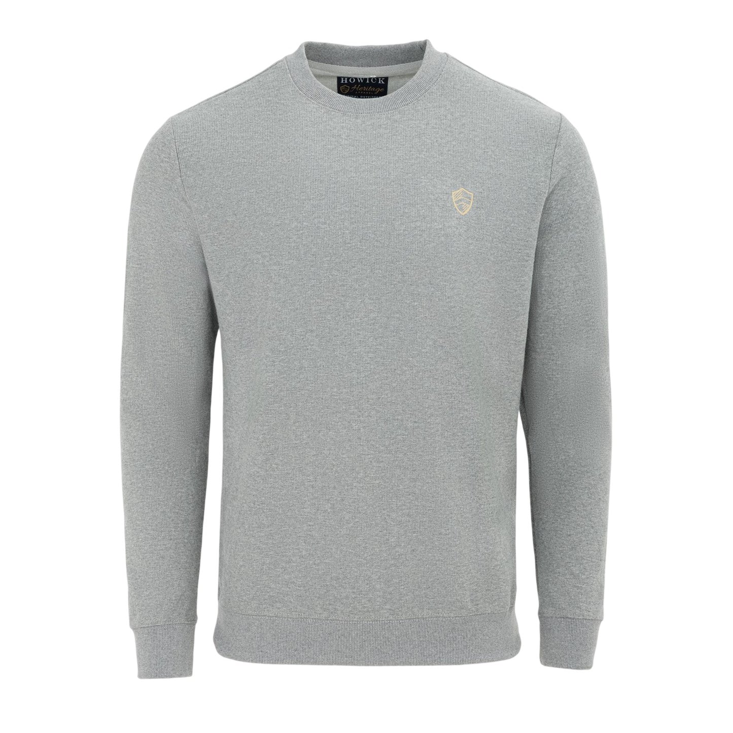 Grey - Front - Howick Mens Logo Sweatshirt