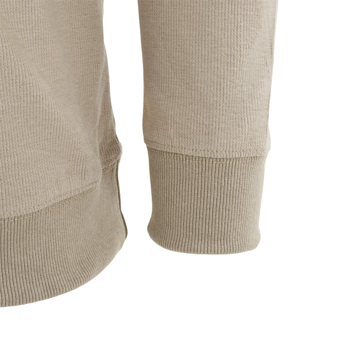 Khaki - Side - Howick Mens Logo Sweatshirt