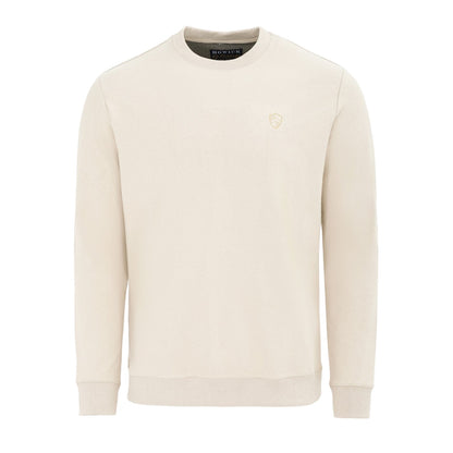 Light Beige - Front - Howick Mens Logo Sweatshirt