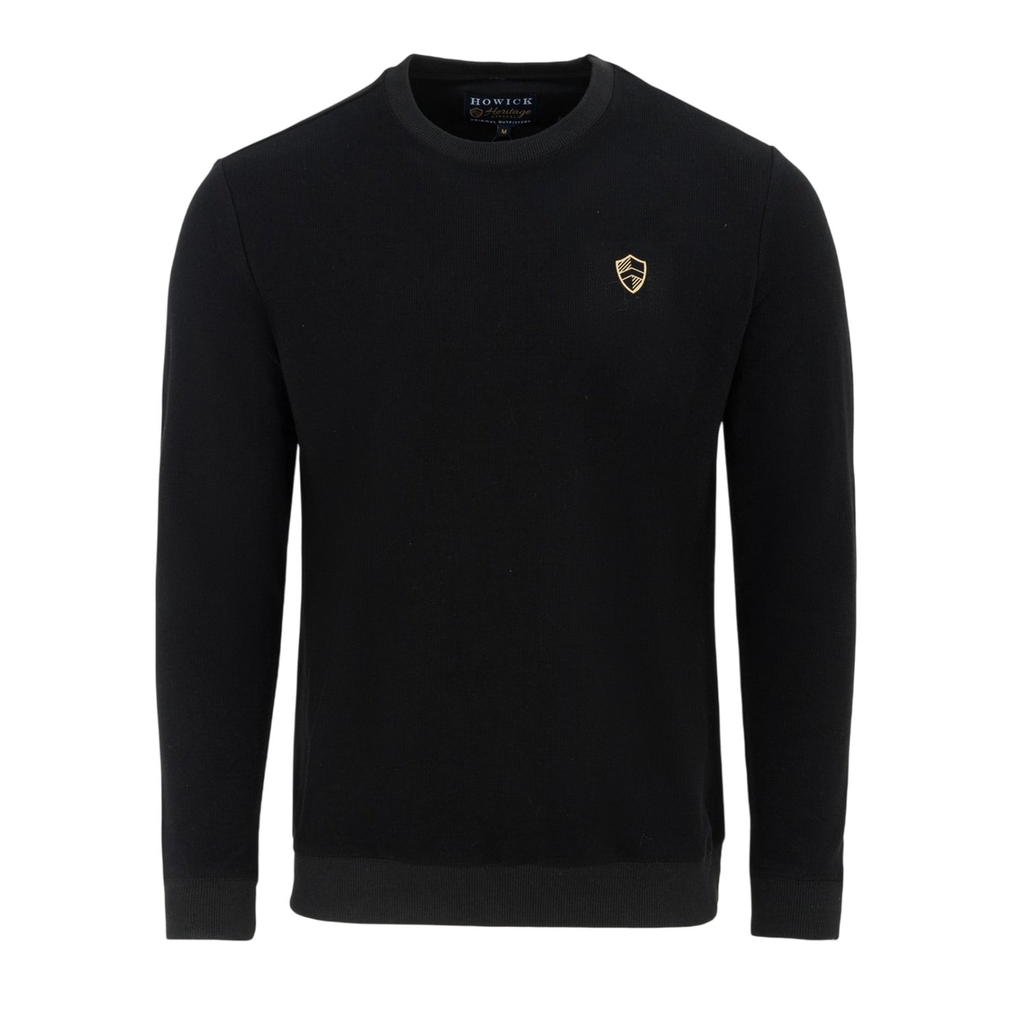 Black - Front - Howick Mens Logo Sweatshirt